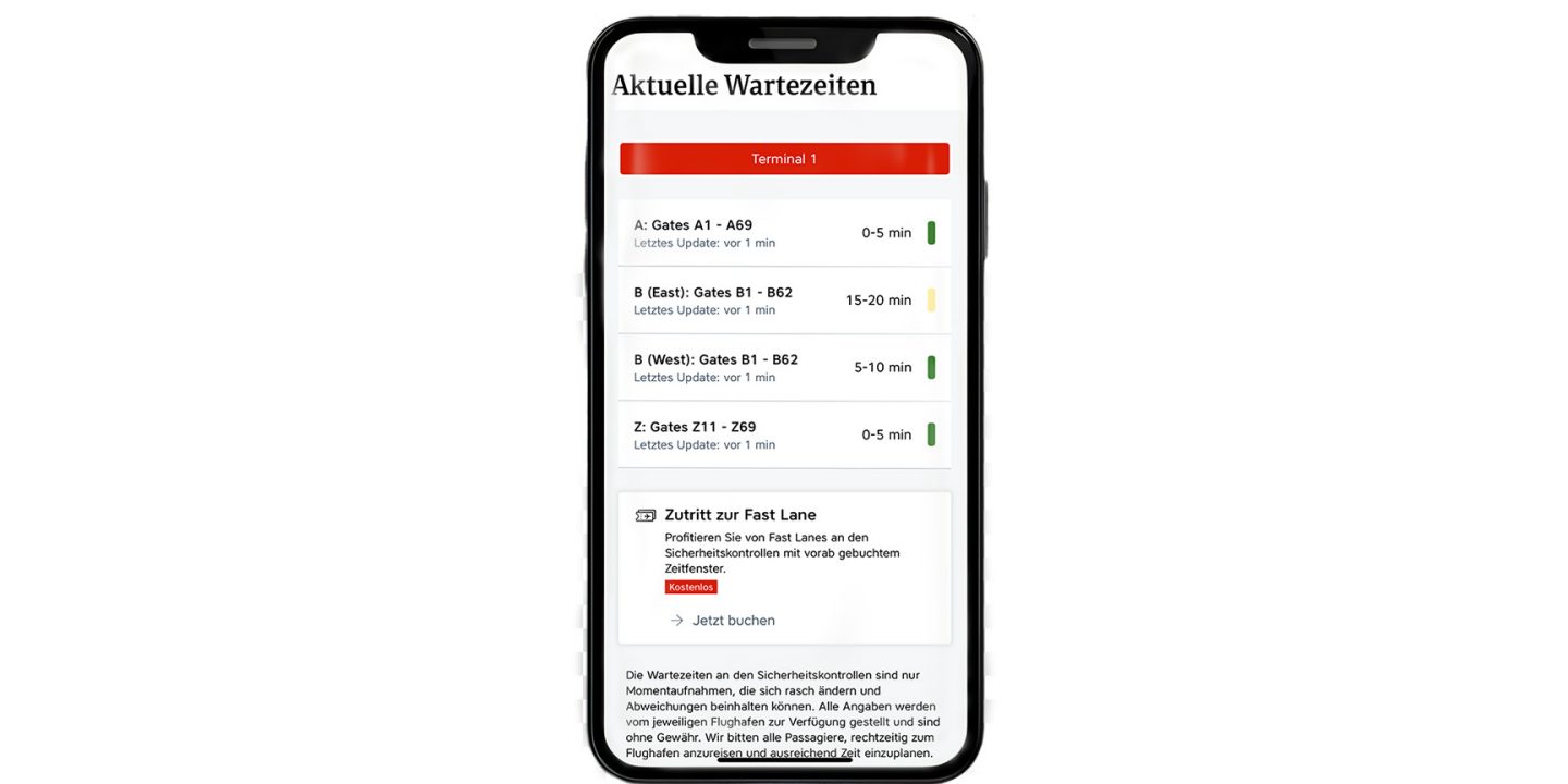 Schneller durch die Sicherheitskontrolle