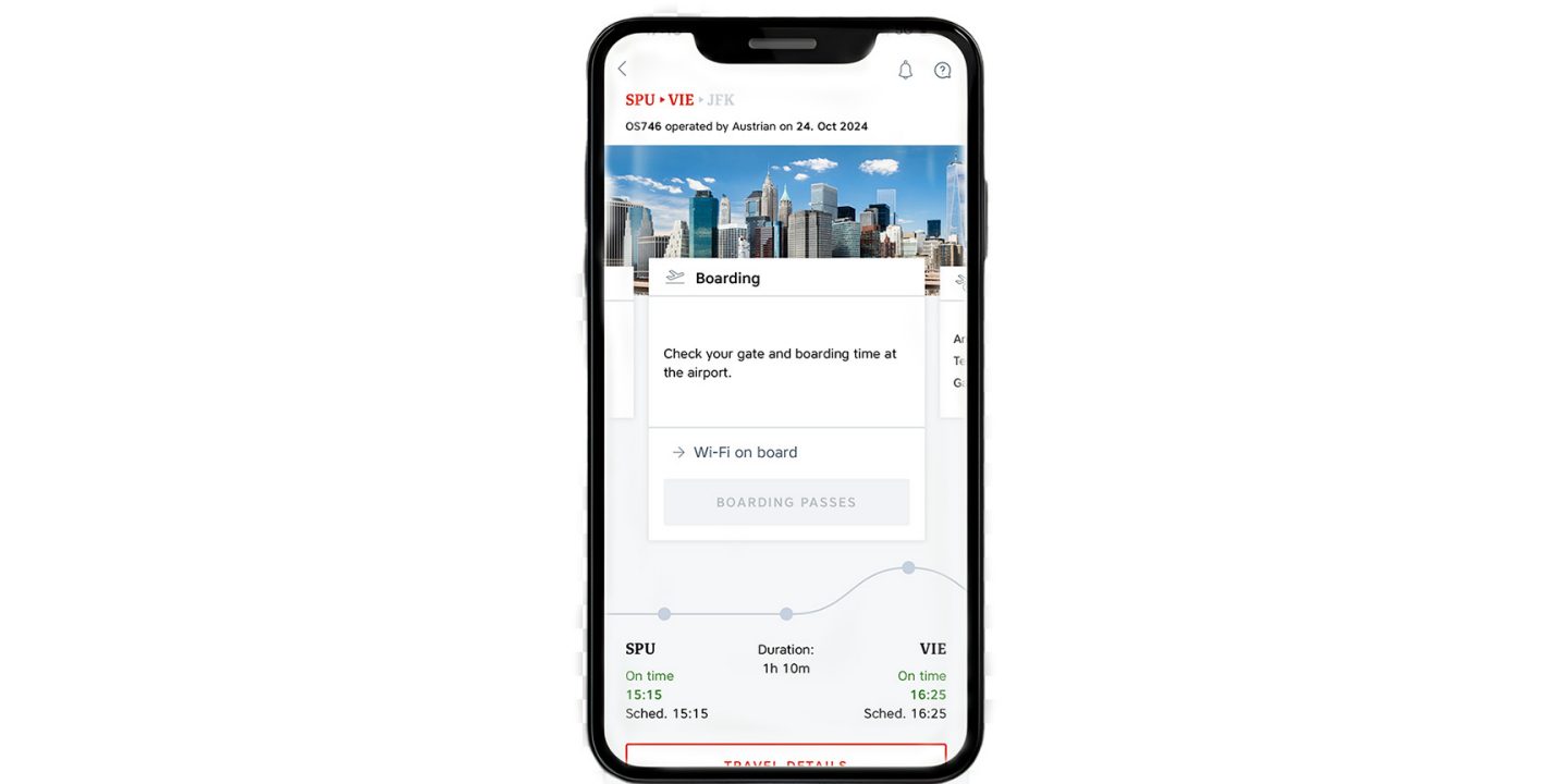 Check the availability of Wi-Fi and in-flight entertainment