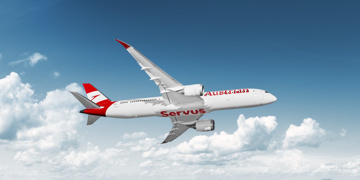 An Austrian Airlines aircraft