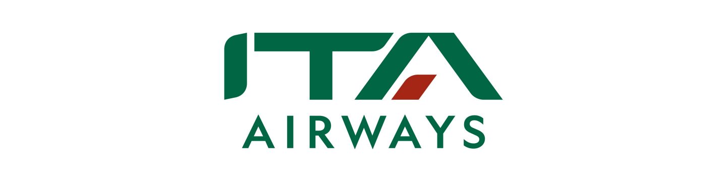 Logo of ITA Airways.