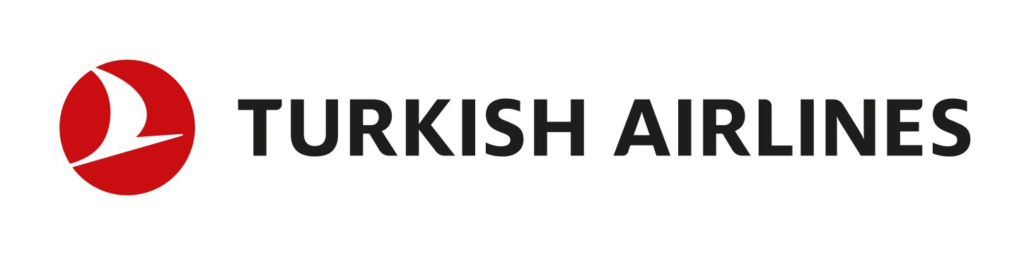 Logo of Turkish Airlines.