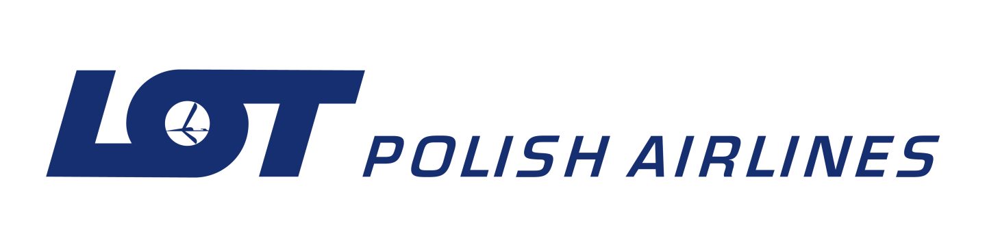 Logo of LOT Polish Airlines.